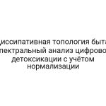 Диссипативная топология быта: спектральный анализ цифровой детоксикации с учётом нормализации